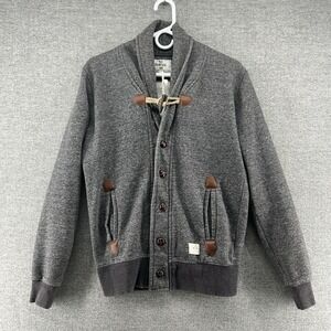 BellField Jacket Cardigan Men Size Small Gray Winter